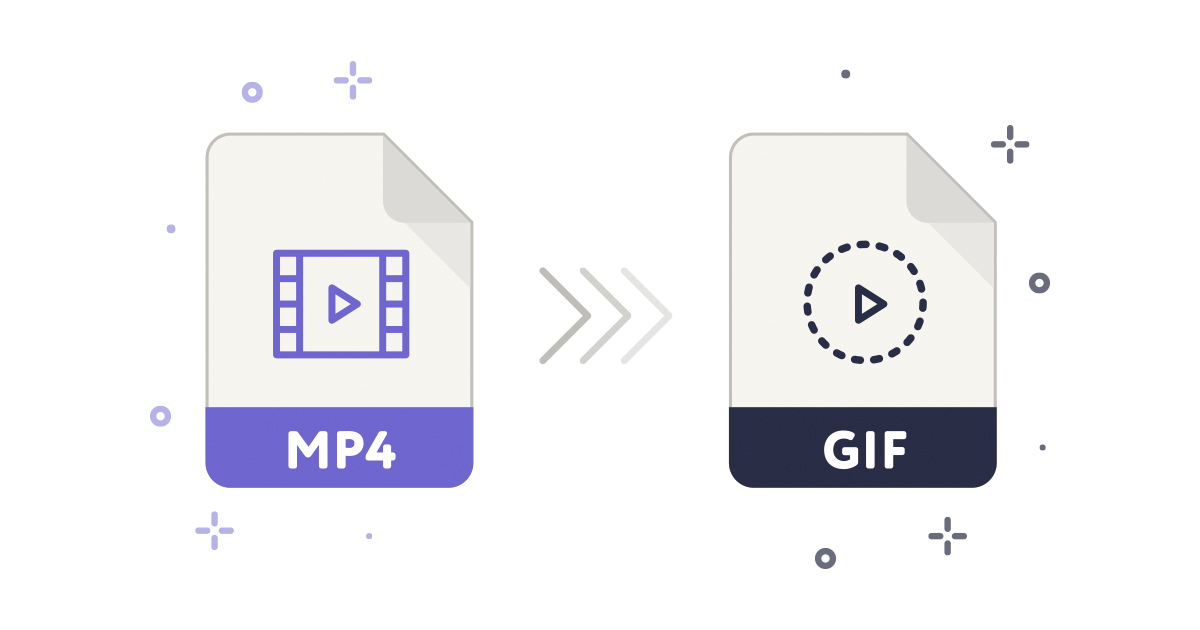 Conversor de MP4 para GIF  Converta MP4 em GIFs para envolver seu público